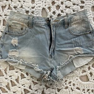 Tiger Mist Jean Shorts